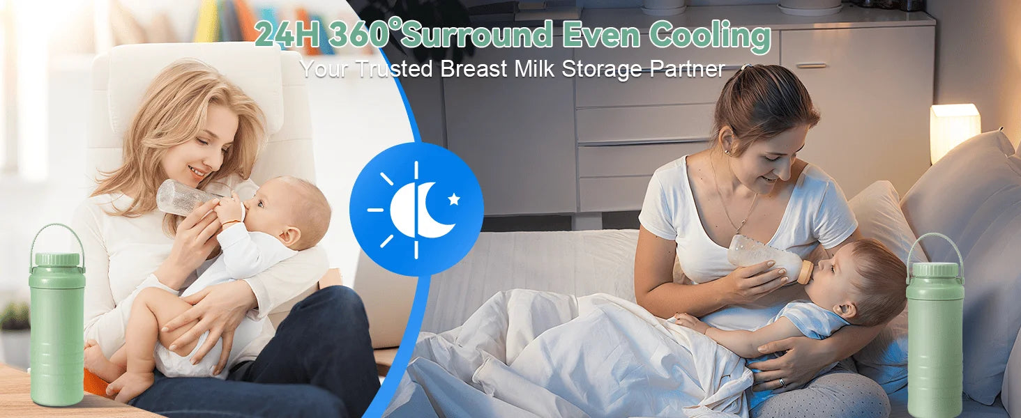 "Experience Freedom While Keeping Milk Fresh"