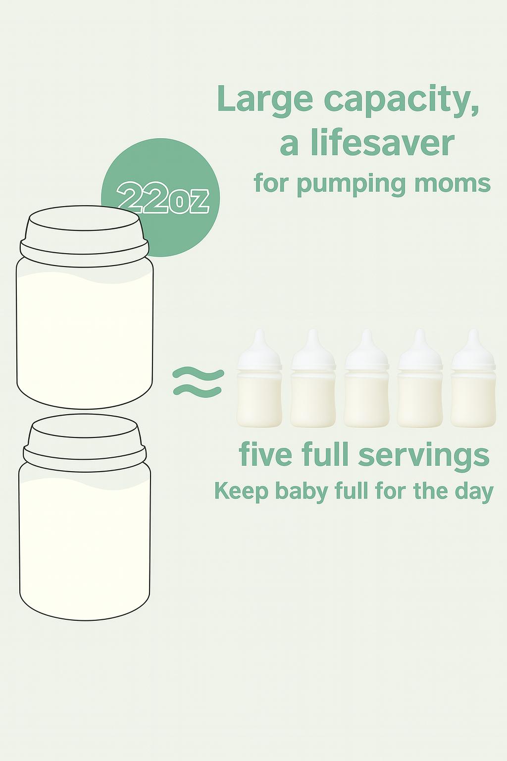 Portable Breast Milk Cooler – Travel-Ready Chiller Keeps Milk Fresh for Moms on the Go